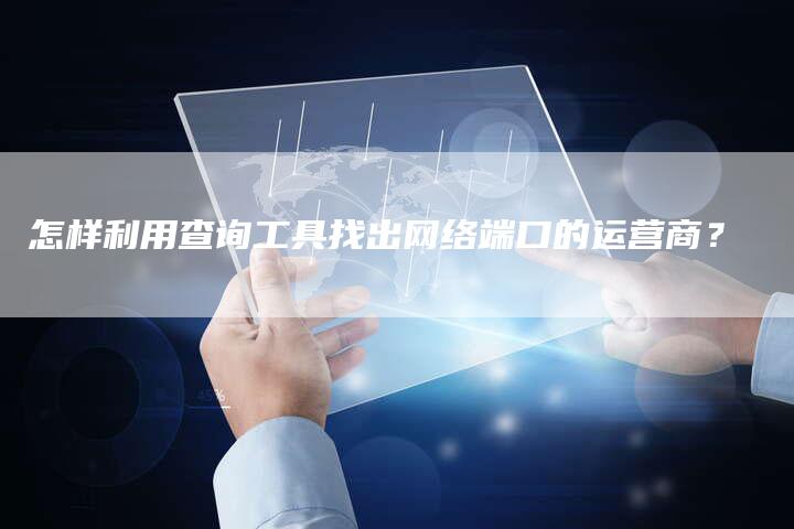 怎样利用查询工具找出网络端口的运营商？
