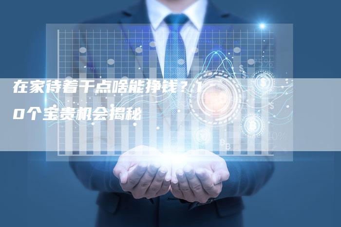 在家待着干点啥能挣钱？10个宝贵机会揭秘