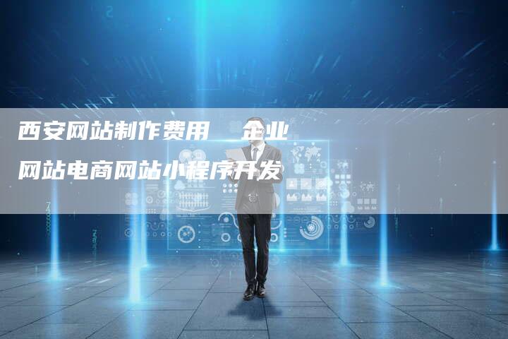 西安网站制作费用  企业网站电商网站小程序开发