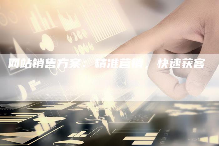 网站销售方案:精准营销,快速获客-想发外链网