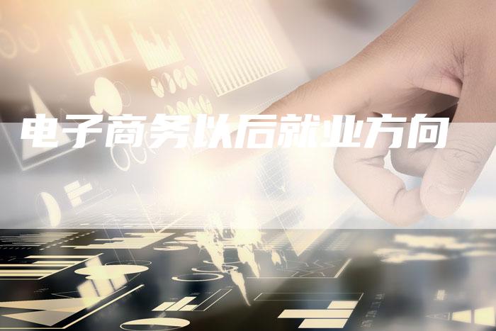 电子商务以后就业方向-想发外链网